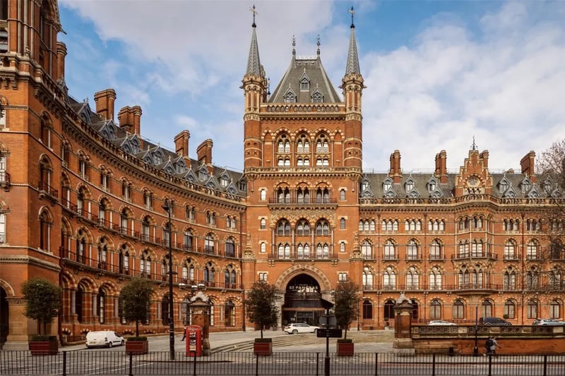 The front of the St Pancras Chambers residence
