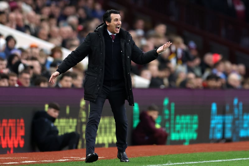 Aston Villa have been transformed under Emery and look like they could make a late push for Europe.