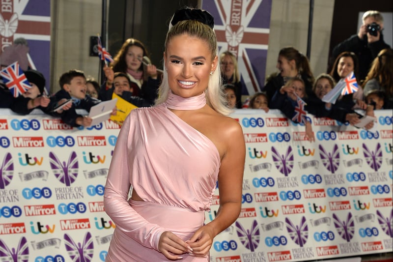 The Love Island star turned influencer, who is in a relationship with boxer Tommy Fury, has an estimated £6million personal net worth. In 2021, she signed a £500,000 deal to become the creative director of fashion retailer Pretty Little Thing. (Photo by Jeff Spicer/Getty Images)