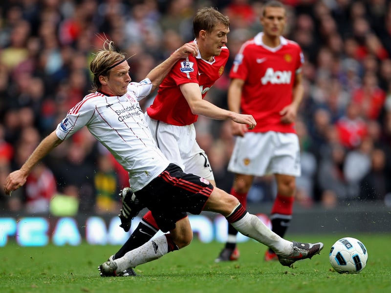 The most decorated Scottish player in English Premier League history, ex-Scotland captain Fletcher won five titles with Manchester United. A tenacious midfielder, he played over 300 matches for the Red Devils and was crucial in their midfield under Ferguson. He also played a big role in the club's 2008 Champions League triumph. He won the trophy in 2002/03, 2006/07, 2007/08, 2008/09 and 2010/11.