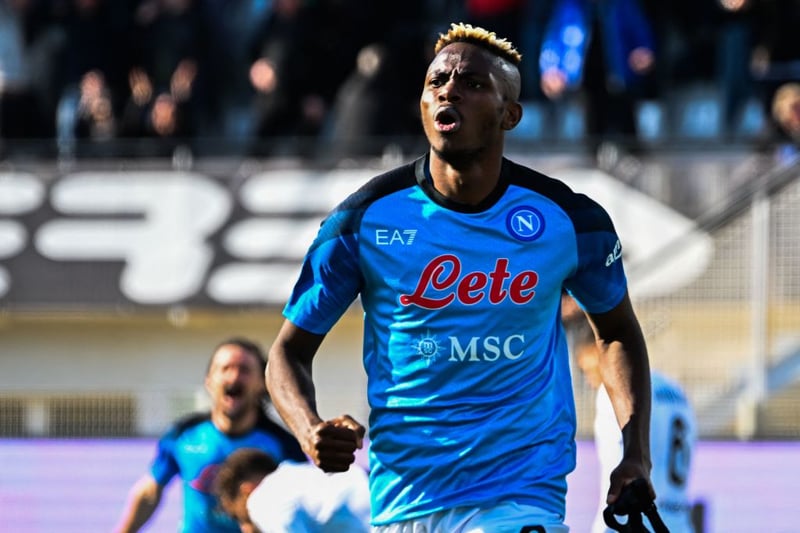 The Nigeria international has scored 17 league goals this season to fire Napoli to the top of Serie A. 