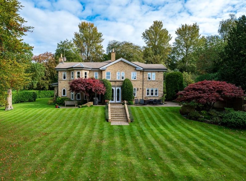 This luxurious detached family residence in Altrincham is on the market.