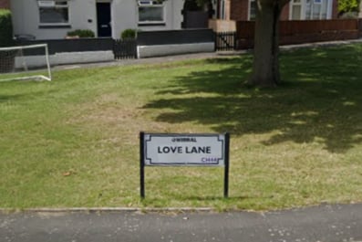 Love Lane in Wallasey.