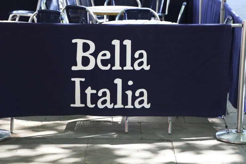Bella Italia is only taking bookings online and the latest available slot it 5:30 pm.