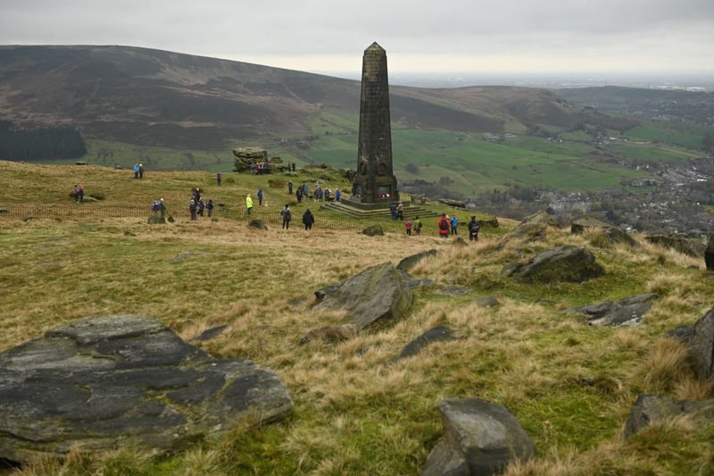 The Saddleworth Moors offer great views of Greater Manchester. One spot you can try is here at Alderman’s Hill, or Pots and Pans Hill as it is known locally. (Photo by OLI SCARFF/AFP via Getty Images)