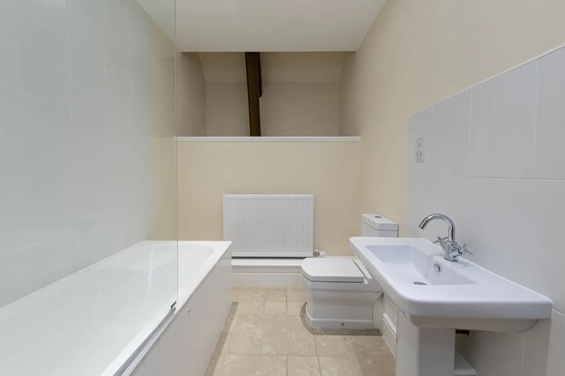 The second bathroom on the first floor inside the property 