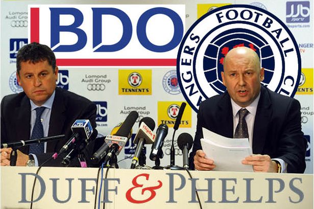 Rangers’ liquidators launched £29million legal claim against former administrators of Duff and Phelps, Paul Clark and David Whitehouse