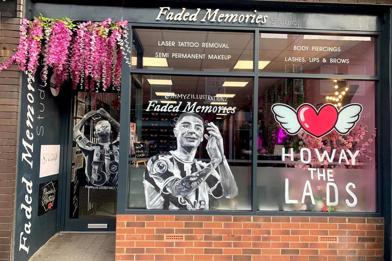 Miguel Almiron and Bruno Guimaraes are on the front of Faded Memories.