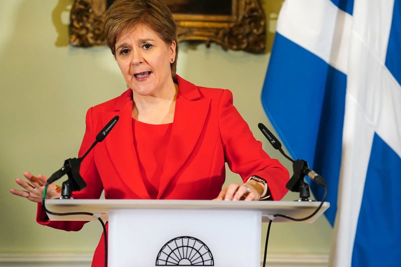 Nicola Sturgeon revealed that she would step down as Scotland’s First Minister, adding that she would remain in office until her successor was elected  in a speech on 15 February 2023. During a press conference at her official residence Bute House in Edinburgh, she said she knew in her heart that the time had come to step aside.   She said: “A first minister is never off duty. In this day and age, there is virtually no privacy. Even ordinary stuff that most people take for granted like going for a coffee with friends or for a walk on your own, becomes very difficult. The nature and form of modern political discourse meant there was a much greater intensity, dare I say it, brutality, to life as a politician than in years gone by. It takes its toll on you, and on those around you.”
