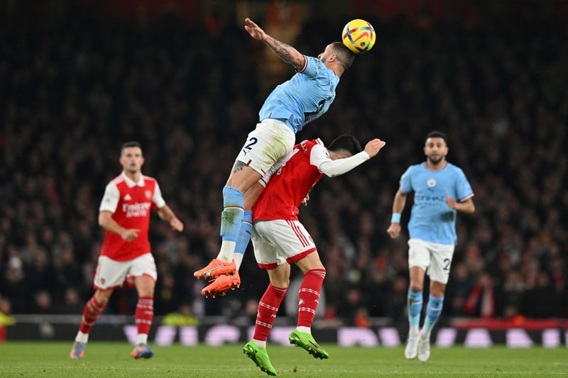 Kept Gabriel Martinelli very quiet in a good defensive showing from City’s no.2.