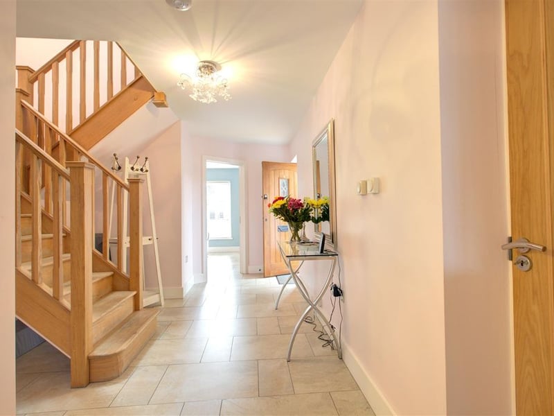 Spacious hallway