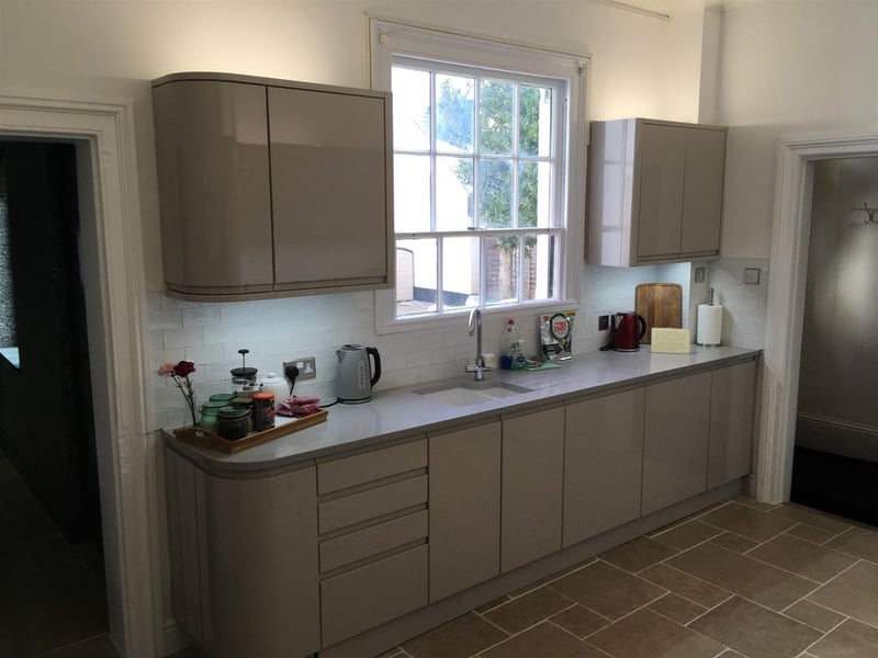 Kitchen inside the guest house