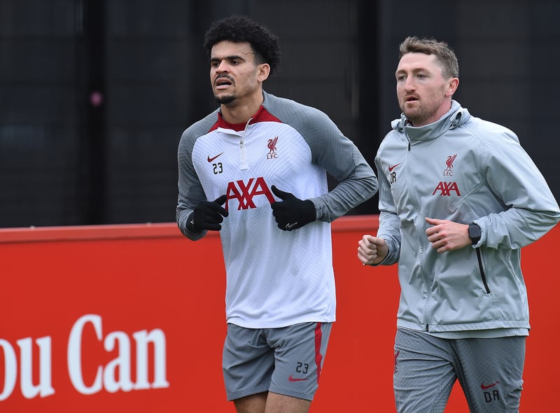 The winger hasn’t played for Liverpool since October. Diaz is earmarked to return to the first part of training next week before stepping up to full sessions after that. Potential return: Man City (A), Sat 1 April