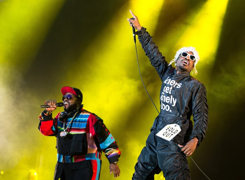 Rappers André "3000" Benjamin (formerly known as Dré) and Antwan "Big Boi" Patton performed together under the name Outkast between 1992 and 2006. The six time Grammy award winning duo are regarded to be among of the most influential hip hop artists of all time and enjoyed great success with songs such as Hey Ya!, Roses, The Way You Move and SpottieOttieDopaliscious. They went on hiatus in 2006, with each working on solo projects. It was announced in 2013 that Outkast would reform, and the next year they went on to make appearances at various festivals including Coachella and Bestival, but they resumed their hiatus afterwards.