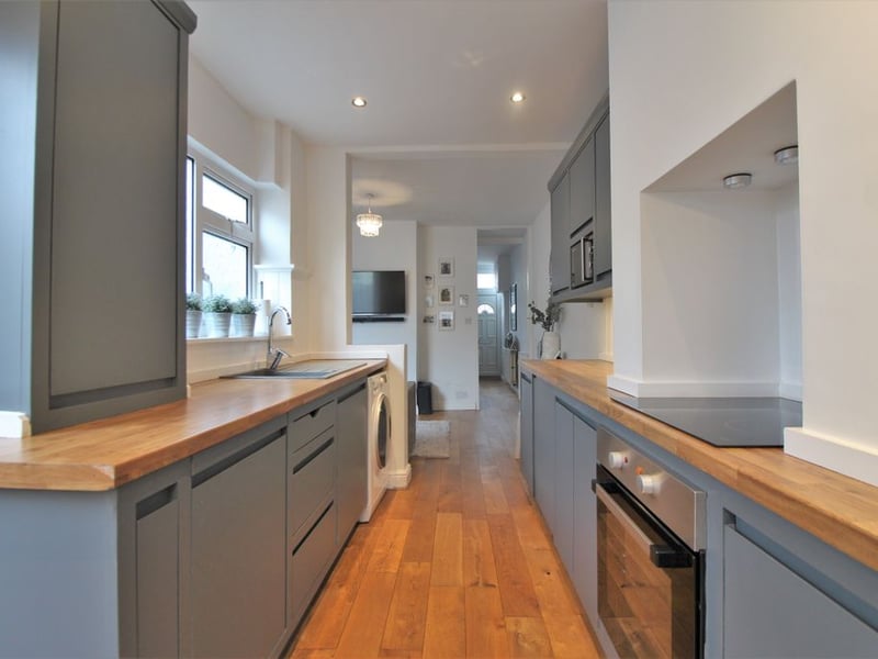 Another view of the kitchen