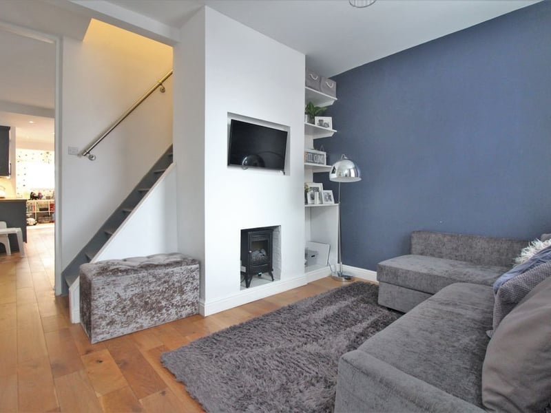 View of the lounge from the front door
