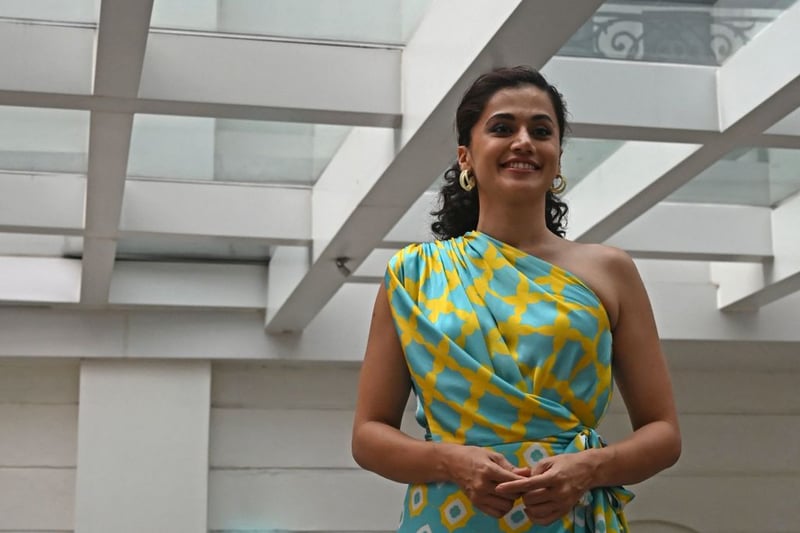 Actress Taapsee Pannu was in Birmingham for the Indian Film Festival in the city in 2022. She is one of the popular actresses in Bollywood and doesn’t shy away from doing some alternative films.  (Photo by DIBYANGSHU SARKAR/AFP via Getty Images)