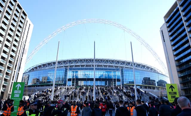 A general view of Wembley Stadium. (Photo by Shaun Botterill/Getty Images)