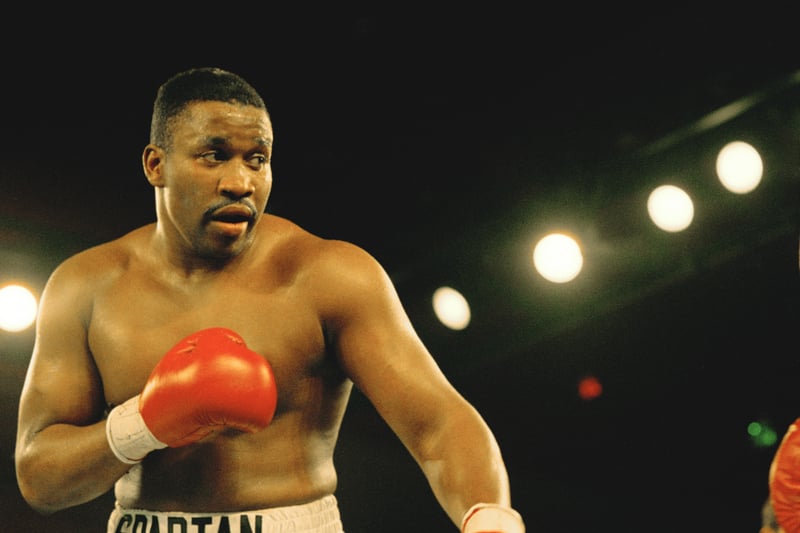 It’s unclear how it came about, but the two-time heavyweight champion of the world, who worked as a regular sparring partner for Muhammed Ali, played for the Gas in a charity game against Bristol City.