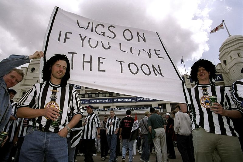 His exit from Newcastle may well have been under something of a cloud - but the final did mark something of an appreciation for the then-Newcastle manager.
