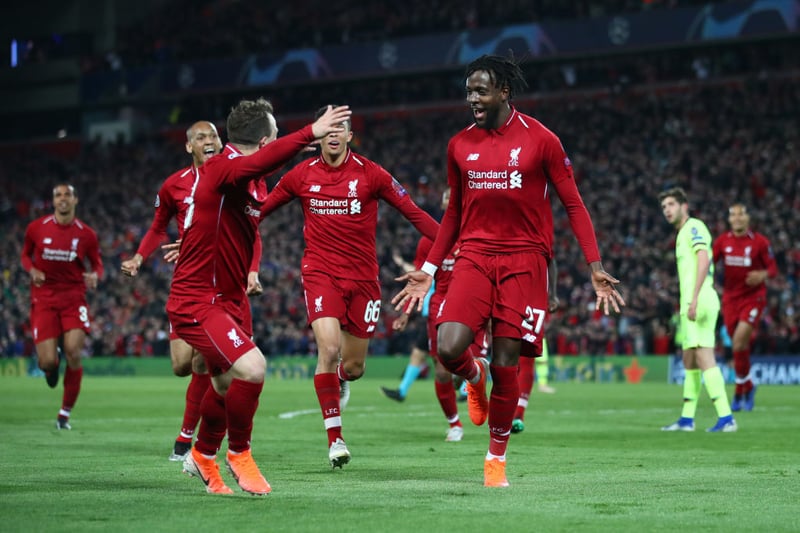 Now iconic, Origi's second against Barcelona in the Champions League semi-finals saw Klopp's side overcome a 3-0 deficit to stun Lionel Messi and co. Trent's 'corner taken quickly' was a brilliant spur of the moment decision which caught the Spanish side napping and Origi's measured finish was brilliant and it sent Anfield into bedlam.