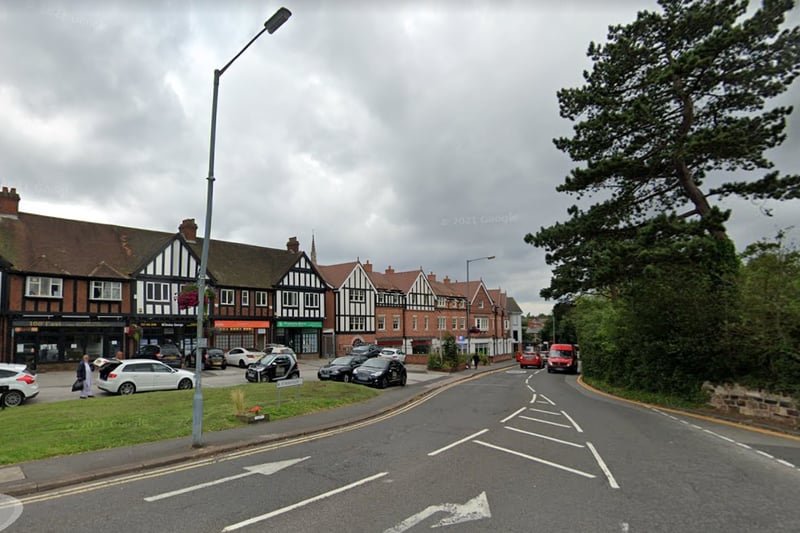 Moseley has a lively high street, good pubs and cafes, and is near to parks like Cannon Hill - which has its own Arts centre. The average home price here is £230,539 and it has a happiness index score of 7.32. (Photo - Google Maps)