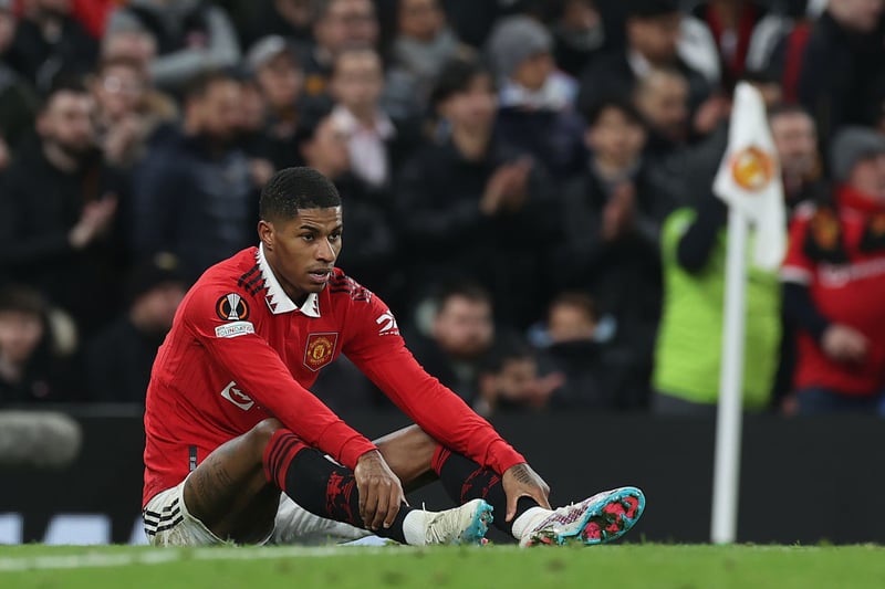 Rashford has sparked injury fears after posting a photo to his Instagram story with the head bandaged emoji. The England forward required treatment after a challenge from Barcelona defender Ronald Araujo. 