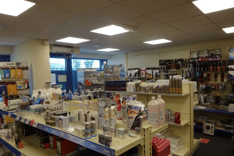 A first look at the inside of the property, showing the extensive range of products available