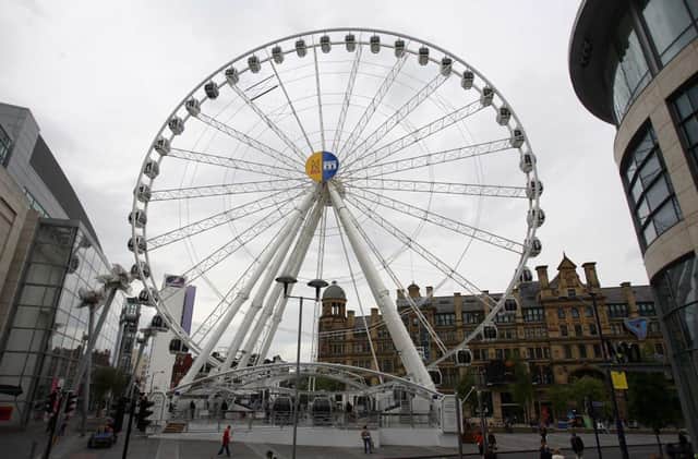 The Wheel of Manchester was dismantled in 2015. Credit: Photo by Lindsey Parnaby/Getty Images