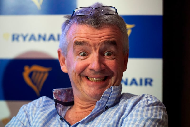 Michael O’Leary is CEO of airline Ryanair and is worth a cool £737m.