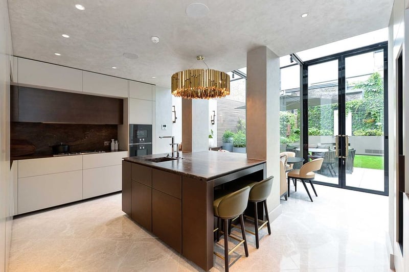 The modernised kitchen
