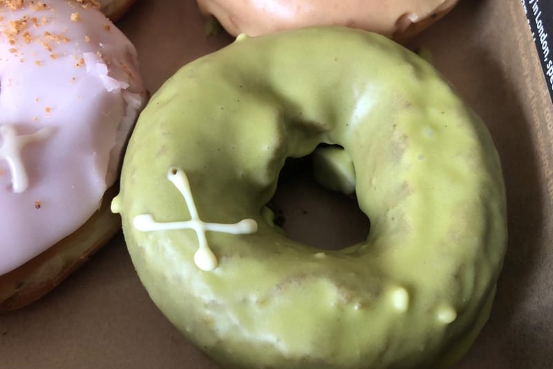  It looks like it could be pistachio with its green hue but one bite and it bursts with fragrant matcha flavour