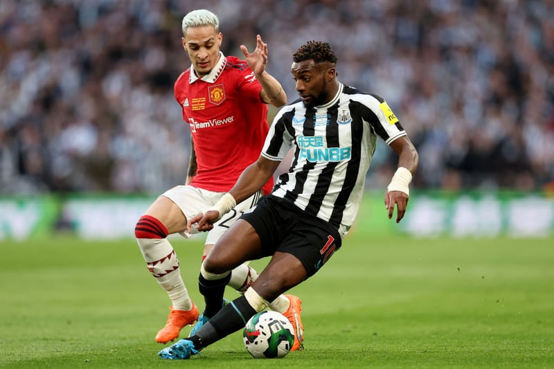 Has looked capable of causing Manchester United some problems in behind but has just lacked that killer instinct. Had Newcastle’s best chance of the half as his tight angled strike was saved. 