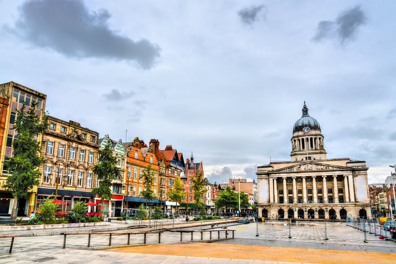 Nottingham has the eighth highest population in the England with 664,800 residents. It is most well known as the home of the legendary folkloric outlaw Robin Hood.(Photo: Leonid Andronov - stock.adobe.co)