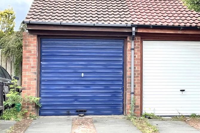 The property comes with a garage