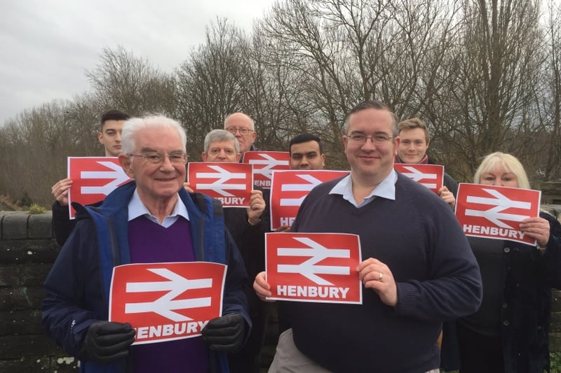 Henbury would be the final stop on the line opened as part of the MetroWest 2 project, with an hourly passenger service to and from Bristol Temple Meads. Pictured are Henbury councillors Mark Weston and Chris Windows, who want the ‘Henbury Spur’ to go further and turn into a loop with new stations at Horfield and Chittening in Avonmouth.  