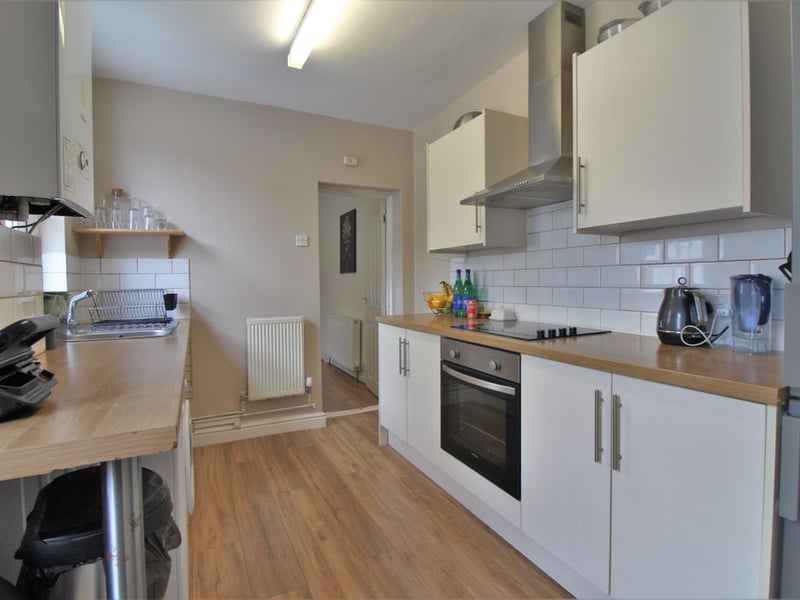 The kitchen comes with a range of wall and base units