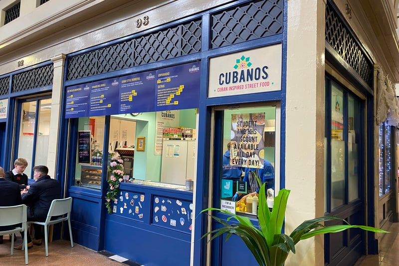 If you haven’t yet tried Cuban food, now’s your chance! Cubanos serves colourful and tasty street food, ranging from empanadas to burritos to rice bowls. It’s all so flavourful and fresh you’d be silly not to give it a go. Found in alley two.