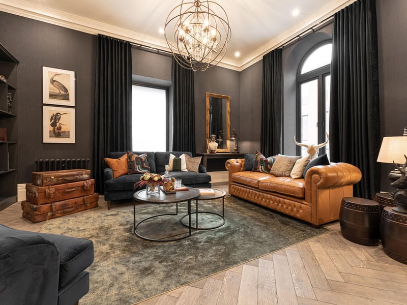 Another view of the large lounge room.
