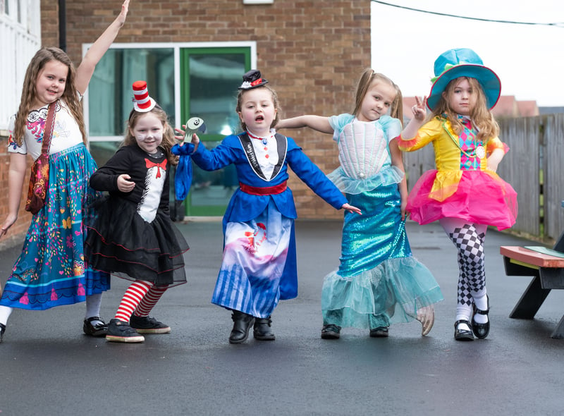 Children from St Aidan’s in Ashington dressed up as their favourite characters.
