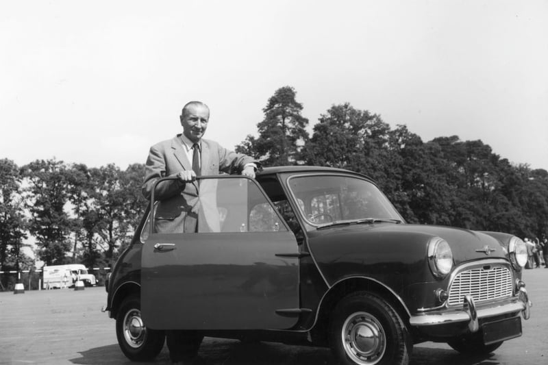 Alec Issigonis (1906 - 1988), the designer of the Morris Mini-Minor. Issigonis and his parents were evacuated to Malta by the Royal Navy in September 1922 before the Great Fire of Smyrna and the Turkish capture of Smyrna at the end of the Greco-Turkish War. He lived in Edgbaston, Birmingham and died there. (Photo by Derek Berwin/Getty Images)
