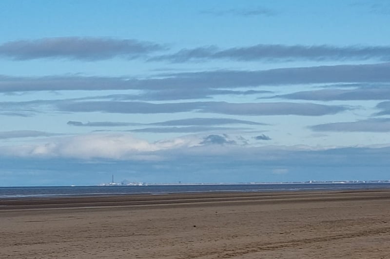 Looking to the north you can see miles across the bay to spot Blackpool Tower and The Big One roller coaster on the horizon. 