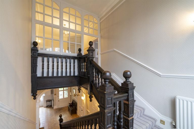 A view from the staircase