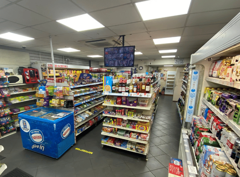 A broader view of the shop is shown here