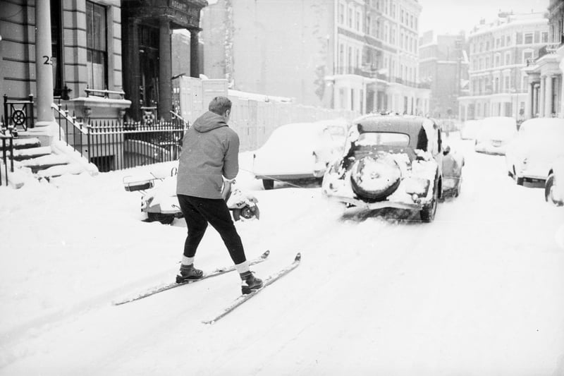 The Met Office calls this winter the coldest in 200 years. It saw blizzards begin just before December 1962 and carried through into 1963, with snow falling until March of that year. The long bitterly cold spell caused lakes and rivers to freeze, even sea water in some of England's harbours turned to ice. 