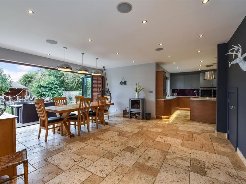 Kitchen and dining area