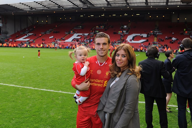 Jordan Henderson married Rebecca Burnett in 2014. The pair have two daughters and for the second birth in 2015, Henderson had to race to be at his wife’s side for the birth before driving back to Wembley for a match.