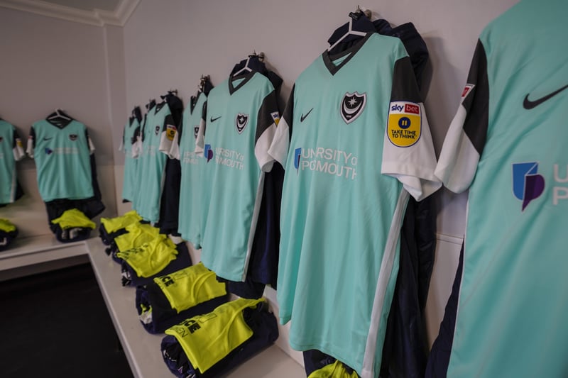 Pompey were in their away kit yesterday. Picture: Jason Brown/ProSportsImages