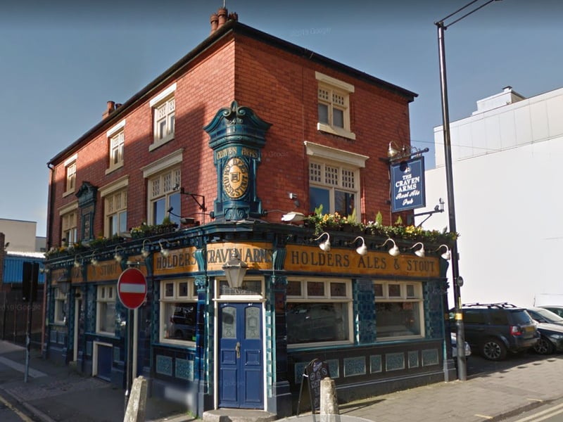 The Craven Arms has a 4.6 rating from 877 reviews. One customer wrote:“What a fantastic traditional pub, great choice of ales, craft lagers etc”