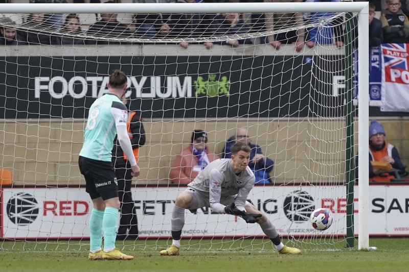 Portsmouth’s number one Matt Macey keeps another clean sheet. Picture: Jason Brown/ProSportsImages